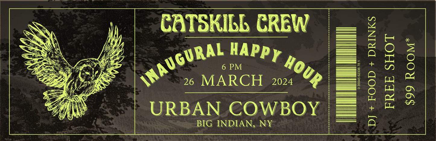 Inaugural Happy Hour Ticket