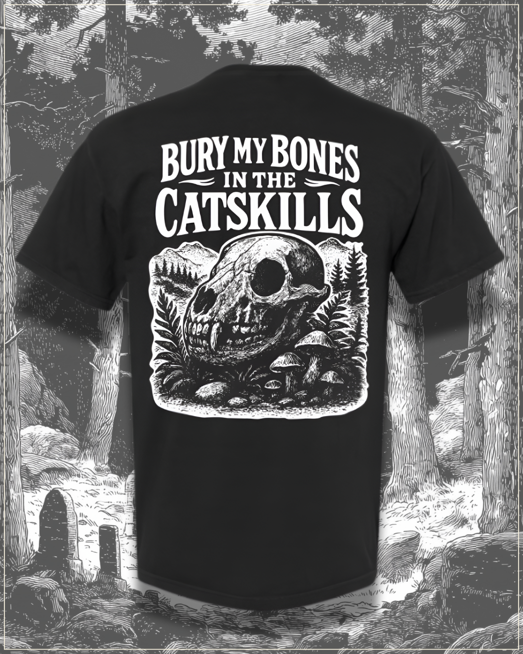 BURY MY BONES POCKET TEE